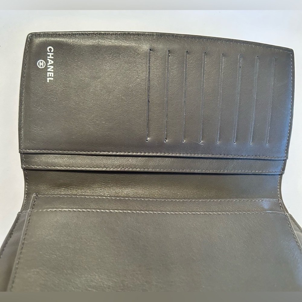 Chanel Gold CC Flap Wallet/Clutch - Picture 9 of 13